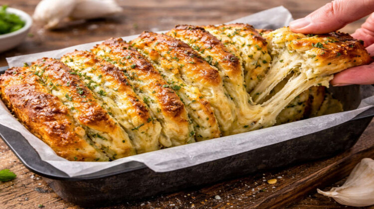 Artisanal Pull-Apart Cheesy Garlic Bread