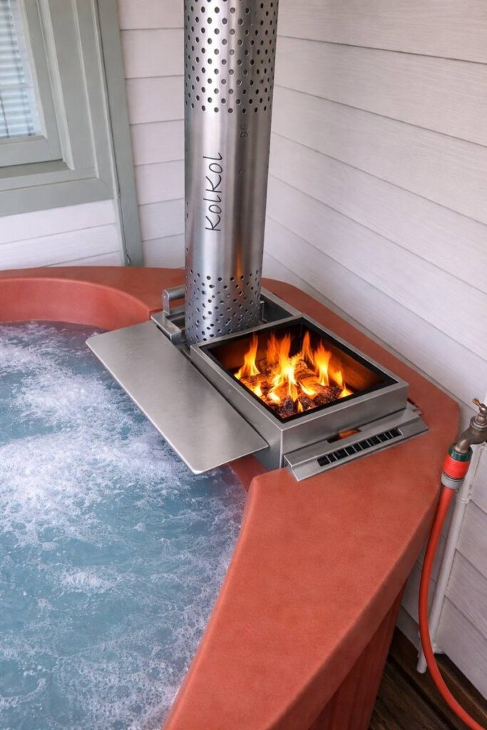 Wood-Fired Hot Tub