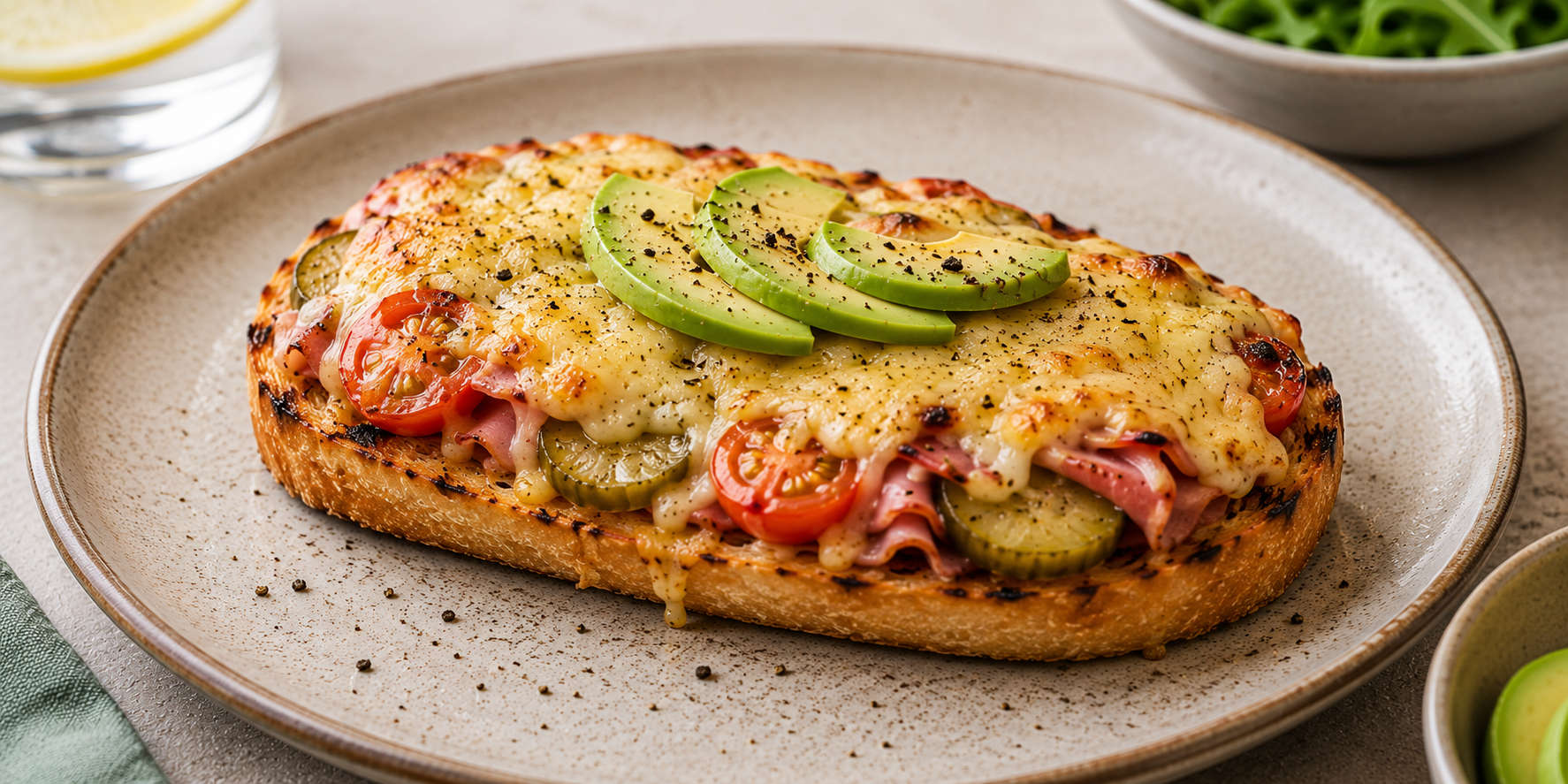 Hummus Pizza Toasties